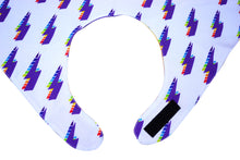 Load image into Gallery viewer, Close-up of the unicorn cape collar.
